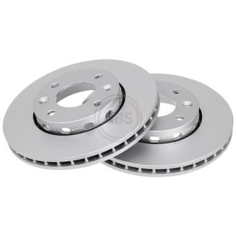 Jeu de 2 disques de frein avant A.B.S. [17579]