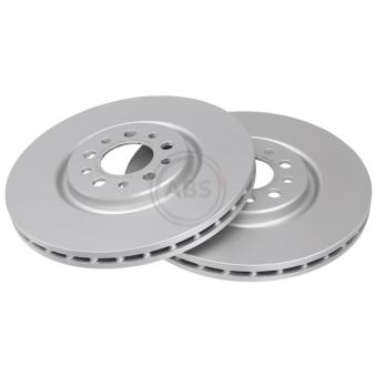 Jeu de 2 disques de frein avant A.B.S. 17594 pour HONDA CIVIC 2.2 CRD - 200cv