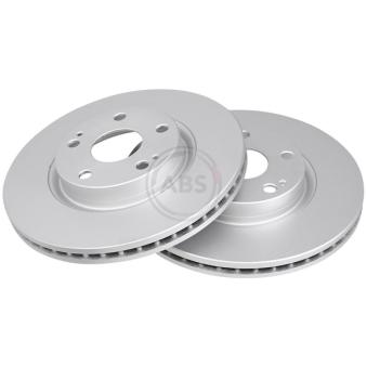 Jeu de 2 disques de frein avant A.B.S. 17608 pour CHRYSLER 300 1.6 - 110cv
