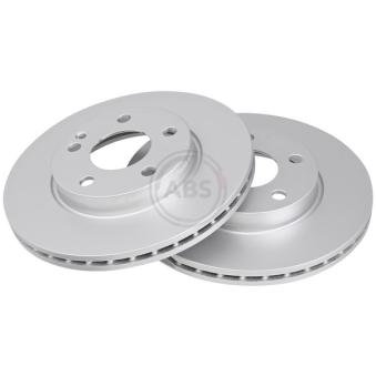 Jeu de 2 disques de frein avant A.B.S. [17646]
