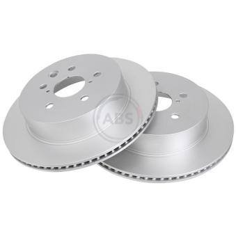 Jeu de 2 disques de frein arrière A.B.S. 17682 pour LEXUS GS 300h - 181cv