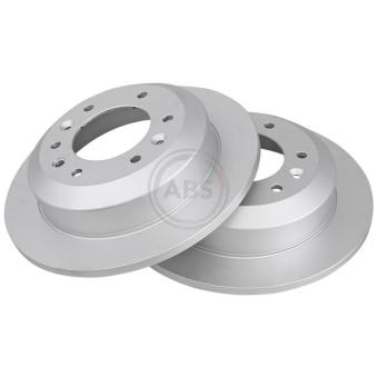 Jeu de 2 disques de frein arrière A.B.S. 17806 pour KIA CARNIVAL 2.5 V6 - 150cv