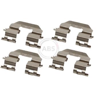 Kit d'accessoires, plaquette de frein à disque A.B.S. [1780Q]
