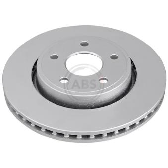 Jeu de 2 disques de frein avant A.B.S. 17819 pour JEEP COMMANDER 3.0 CRD 4x4 - 211cv