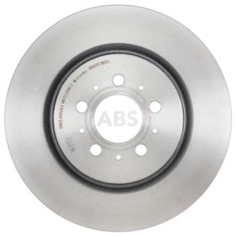 Jeu de 2 disques de frein arrière A.B.S. 17836