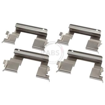 Kit d'accessoires, plaquette de frein à disque A.B.S. 1783Q pour ISUZU D-MAX 2.5 DiTD - 136cv