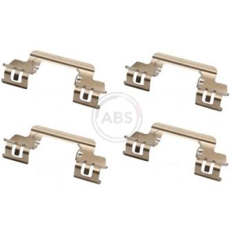 Kit d'accessoires, plaquette de frein à disque A.B.S. [1784Q]