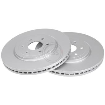 Jeu de 2 disques de frein avant A.B.S. 17888