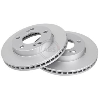 Jeu de 2 disques de frein avant A.B.S. 17916 pour SSANGYONG KYRON 2.0 Xdi - 136cv