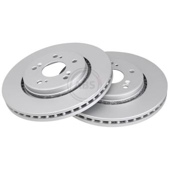 Jeu de 2 disques de frein avant A.B.S. [17962]