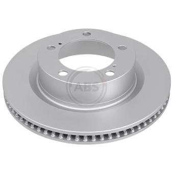 Jeu de 2 disques de frein avant A.B.S. 17983 pour TOYOTA LAND CRUISER 4.7 V8 - 288cv