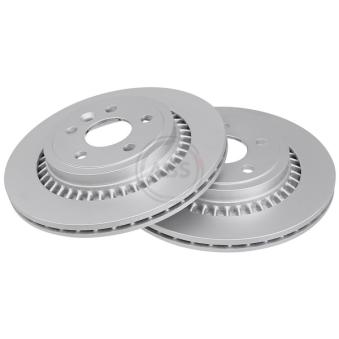 Jeu de 2 disques de frein arrière A.B.S. 17986 pour VOLVO XC60 D3 - 136cv