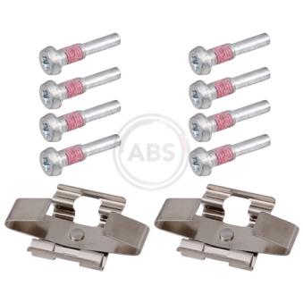 Kit d'accessoires, plaquette de frein à disque A.B.S. 1802Q pour LOTUS ESPRIT 325 i - 218cv