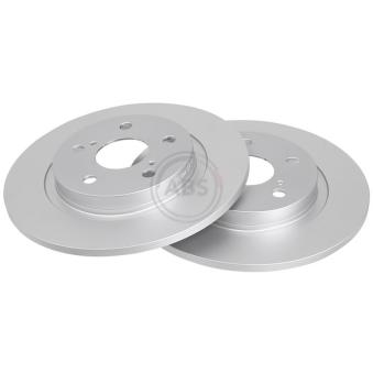 Jeu de 2 disques de frein arrière A.B.S. 18053 pour TOYOTA AVENSIS 2.0 D-4D - 124cv