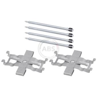 Kit d'accessoires, plaquette de frein à disque A.B.S. 1805Q pour MERCEDES-BENZ CLASSE E E 430 - 279cv