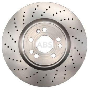 Jeu de 2 disques de frein avant A.B.S. 18082 pour MERCEDES-BENZ CLASSE S S 65 AMG - 612cv
