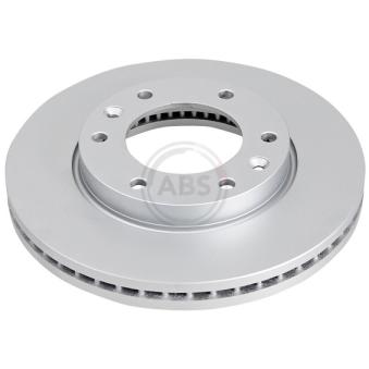 Jeu de 2 disques de frein avant A.B.S. 18103 pour AUDI TT 2.5 CRDi - 110cv