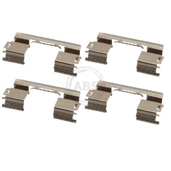 Kit d'accessoires, plaquette de frein à disque A.B.S. 1813Q pour HYUNDAI XG 1.7 CDTI - 110cv Kit d'accessoires, plaquette de frein à disque A.B.S. 1813Q pour HYUNDAI XG 1.7 CDTI - 110cv