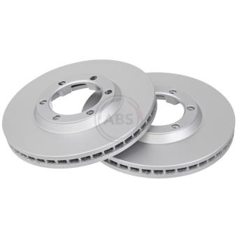 Jeu de 2 disques de frein avant A.B.S. 18146 pour ISUZU D-MAX 2.5 DiTD - 101cv
