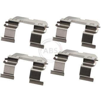 Kit d'accessoires, plaquette de frein à disque A.B.S. [1816Q]