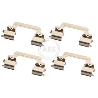 Kit d'accessoires, plaquette de frein à disque A.B.S. [1821Q]
