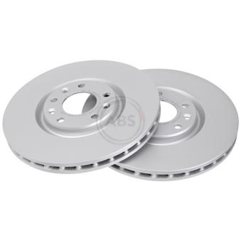 Jeu de 2 disques de frein avant A.B.S. 18244 pour PEUGEOT RCZ 2.0 HDI - 163cv