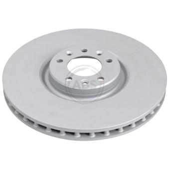 Jeu de 2 disques de frein avant A.B.S. 18259 pour CITROEN C6 3.0 HDi - 211cv