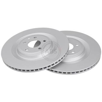 Jeu de 2 disques de frein arrière A.B.S. 18267 pour AUDI A8 3.0 TFSI quattro - 290cv
