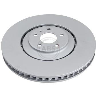 Jeu de 2 disques de frein avant A.B.S. 18283 pour AUDI A8 S8 plus quattro - 605cv