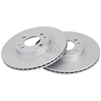 Jeu de 2 disques de frein avant A.B.S. 18289 pour VOLVO S90 C-Zero - 48cv