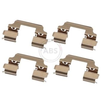 Kit d'accessoires, plaquette de frein à disque A.B.S. 1828Q pour VOLKSWAGEN LT xDrive 35 i - 306cv