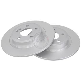 Jeu de 2 disques de frein arrière A.B.S. 18299 pour MERCEDES-BENZ SLC 200 - 184cv