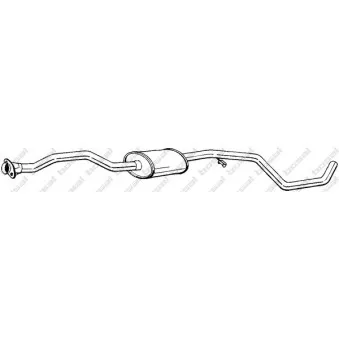 BOSAL 285-023 - Silencieux central