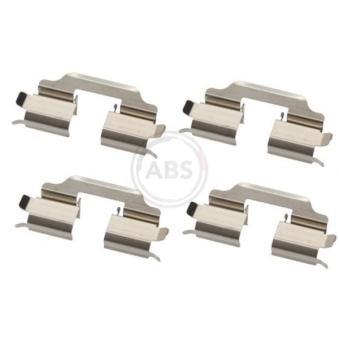 Kit d'accessoires, plaquette de frein à disque A.B.S. 1832Q pour MERCEDES-BENZ GLE 2.0 JTDM - 136cv