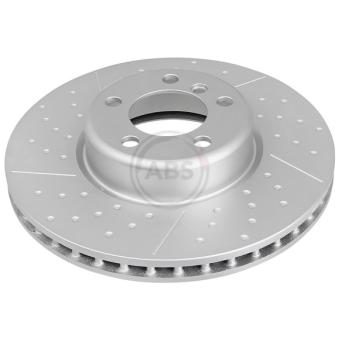 Jeu de 2 disques de frein avant A.B.S. [18377]