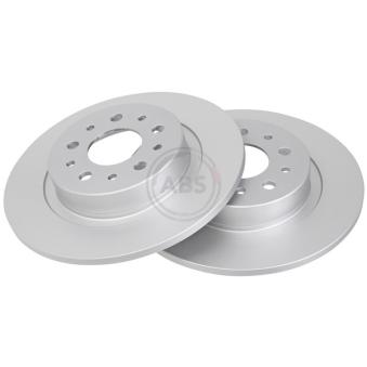 Jeu de 2 disques de frein arrière A.B.S. 18391 pour FIAT 500L 1.4 - 120cv