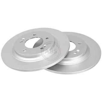 Jeu de 2 disques de frein arrière A.B.S. 18423 pour HYUNDAI COUPE 1.5 - 110cv