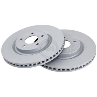 Jeu de 2 disques de frein avant A.B.S. 18467 pour RENAULT KOLEOS 2.0 BLUE DCI 185 - 185cv