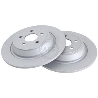 Jeu de 2 disques de frein arrière A.B.S. 18484 pour VOLKSWAGEN MULTIVAN 2.0 EcoBlue - 120cv