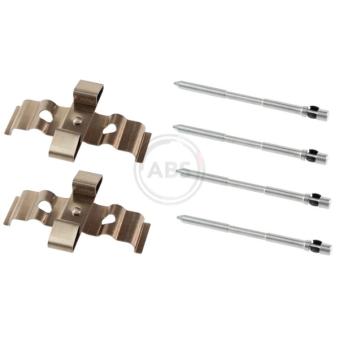 Kit d'accessoires, plaquette de frein à disque A.B.S. [1848Q]