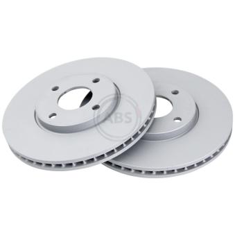 Jeu de 2 disques de frein avant A.B.S. 18494