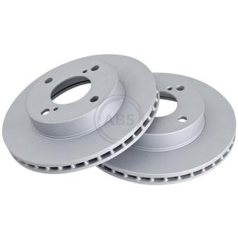Jeu de 2 disques de frein avant A.B.S. [18498]