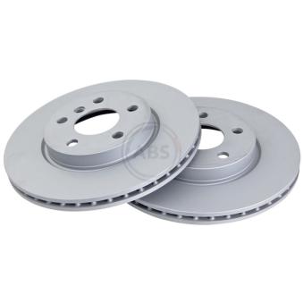Jeu de 2 disques de frein avant A.B.S. 18499