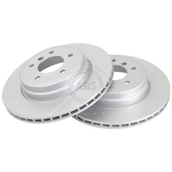 Jeu de 2 disques de frein arrière A.B.S. 18523 pour BMW Série 3 325 d - 204cv