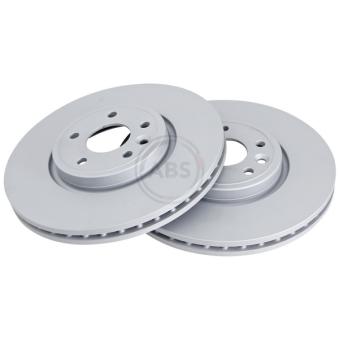 Jeu de 2 disques de frein avant A.B.S. [18528]