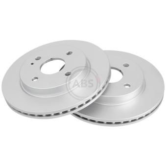 Jeu de 2 disques de frein avant A.B.S. [18540]