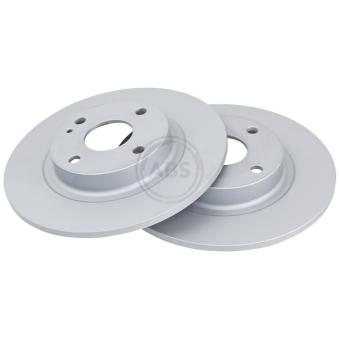 Jeu de 2 disques de frein arrière A.B.S. 18563 pour CITROEN BERLINGO 1.5 - 132cv