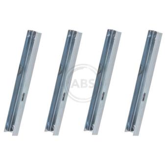 Kit d'accessoires, plaquette de frein à disque A.B.S. 1857Q pour OPEL GRANDLAND X 5.7 V8 - 326cv