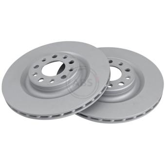 Jeu de 2 disques de frein arrière A.B.S. 18582 pour ALFA ROMEO GIULIA 2.2 D - 190cv