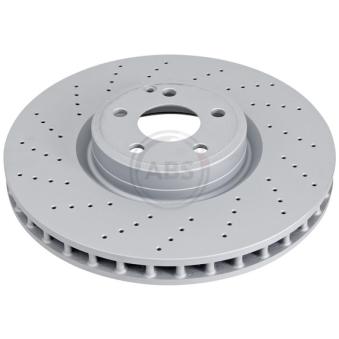 Jeu de 2 disques de frein avant A.B.S. [18602]